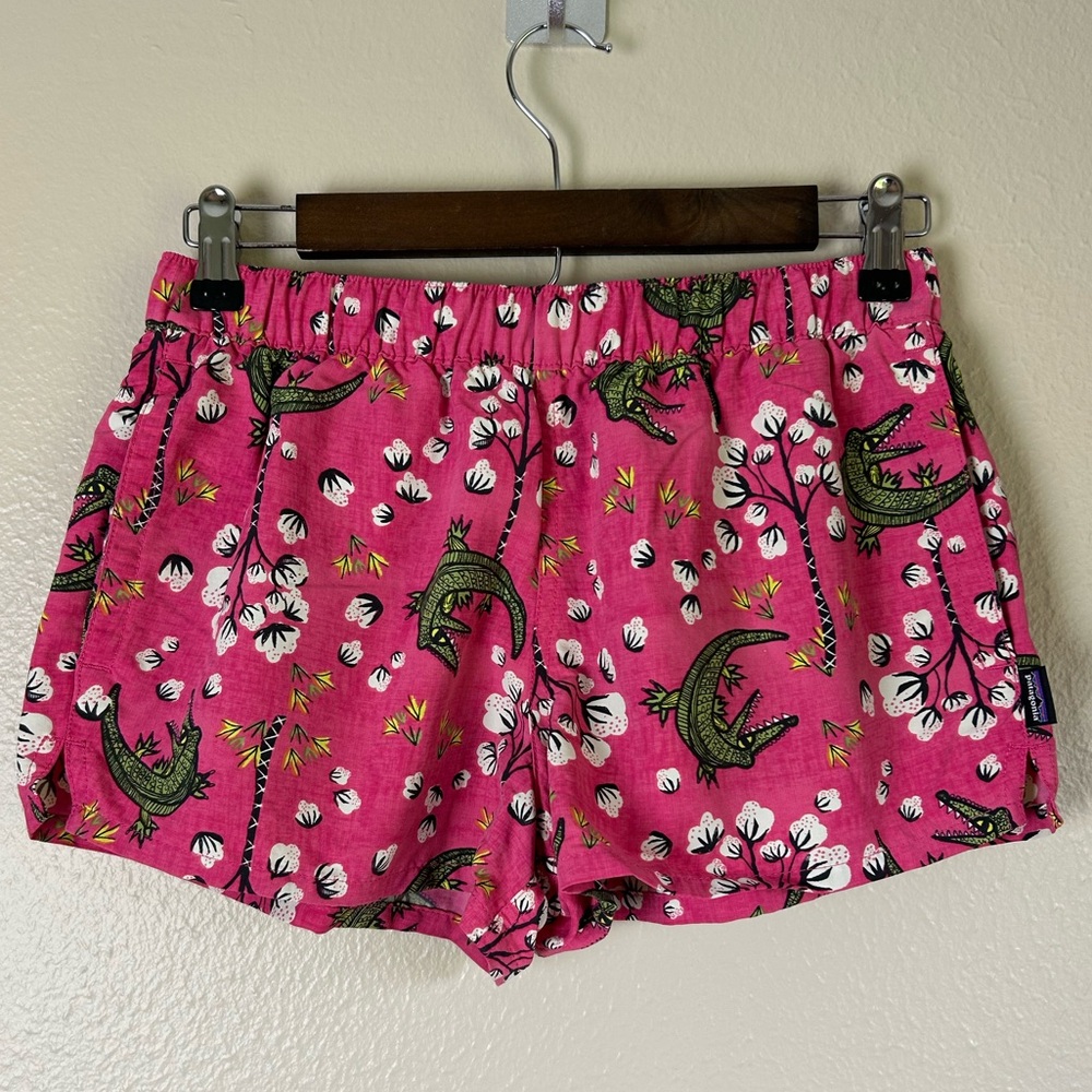 Patagonia Alligator Pink Women’s Baggies Shorts Small